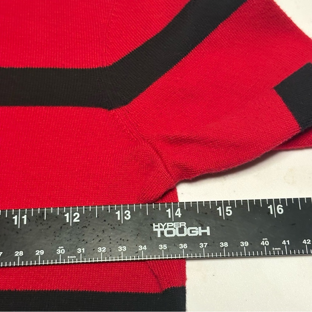 Ralph Lauren Women’s Red and Black Crewneck Sweater - Picture 4 of 8
